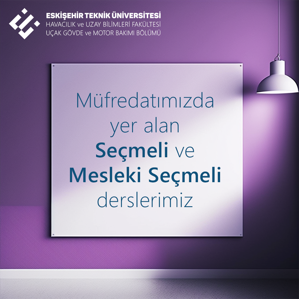 Yeni Seçmeli ve Mesleki Seçmeli Dersler