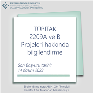 2209A ve B Projeleri Hakkında Bilgilendirme