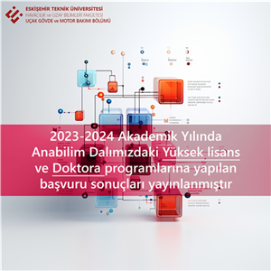 2023-2024 Akademik Yılı Güz Dönemi Lisansüstü Programlar Başvuru Sonuçları